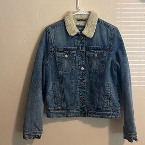 Aeropostal Jean Sherpa Jacket